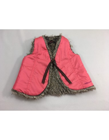 Gilet s.m rose doubée fausse fourrure prix pour 