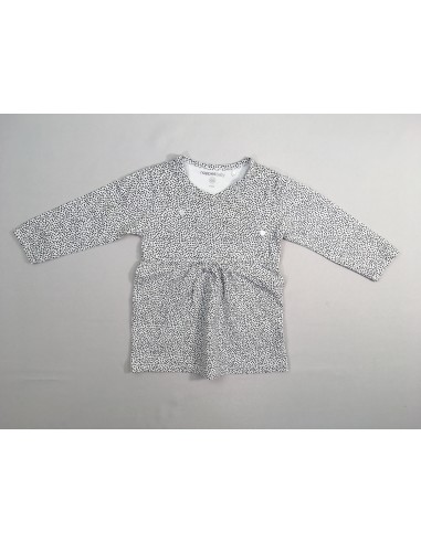 Robe m.l jersey blanc pois noirs à prix réduit toute l'année