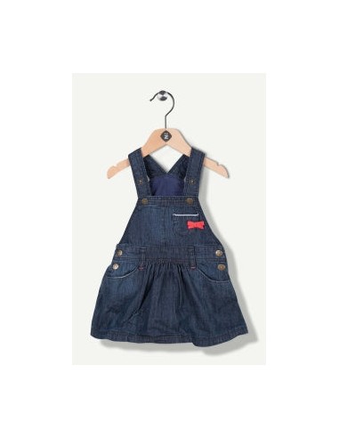 Robe Salopette en jean Bleu marine outlet