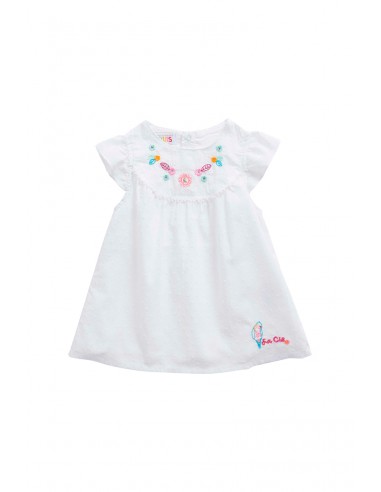 Robe plumetis Oiseau de ParadisBlanc chez Cornerstreet bien 