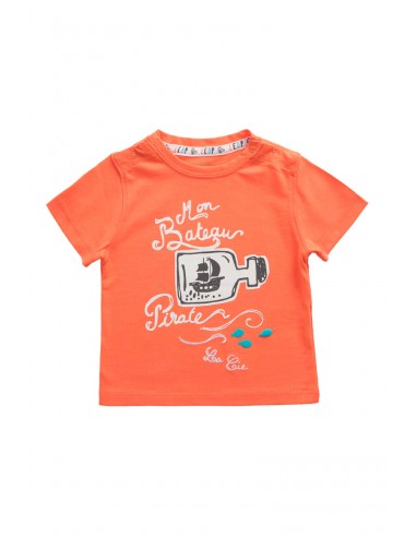 T-shirt La Cie des Pirates Orange Dans la société mordern