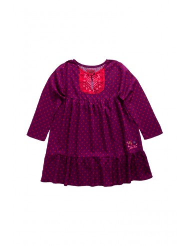 Robe Ethnic Boheme Violet est présent 